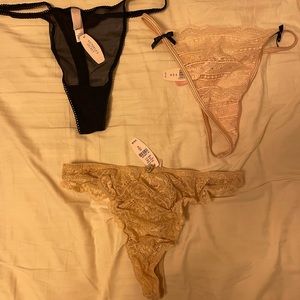 BNWT LOT OF VICTORIA’S SECRET THONGS - so MEDIUM